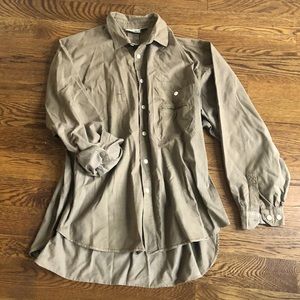 Vintage Brown Button Down